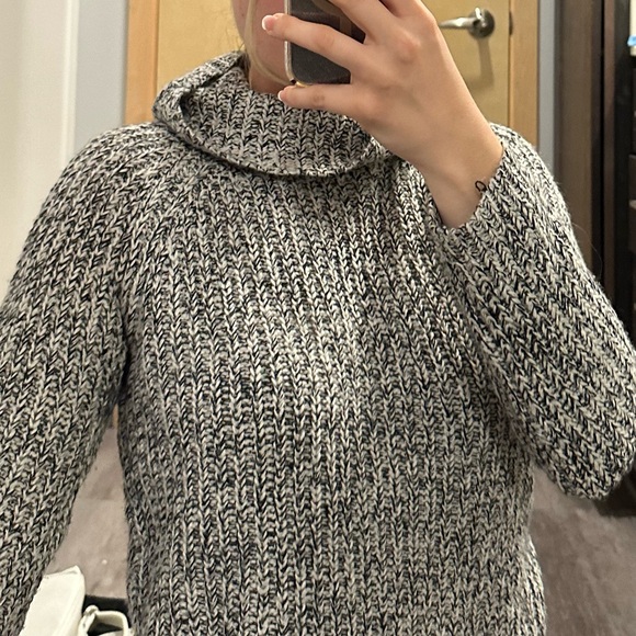 Grey Turtle Neck Sweater - Picture 2 of 4